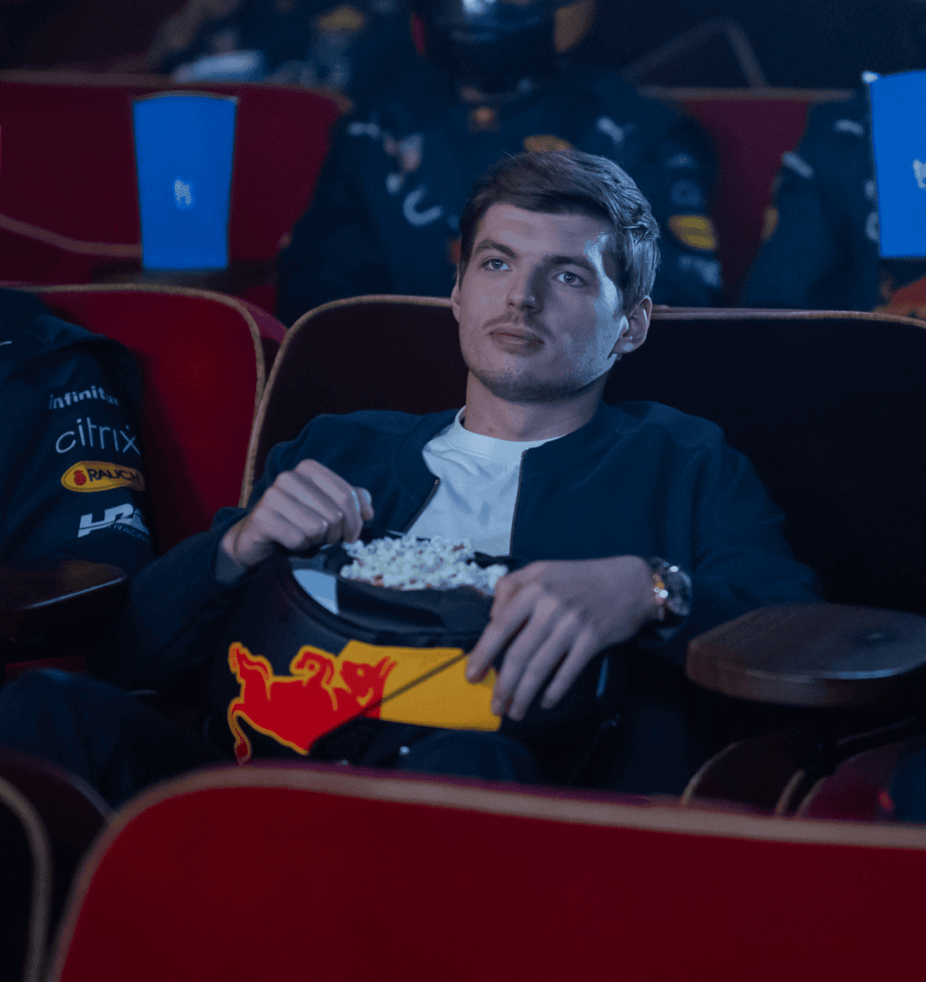 Red Bull Racing pit crew scene