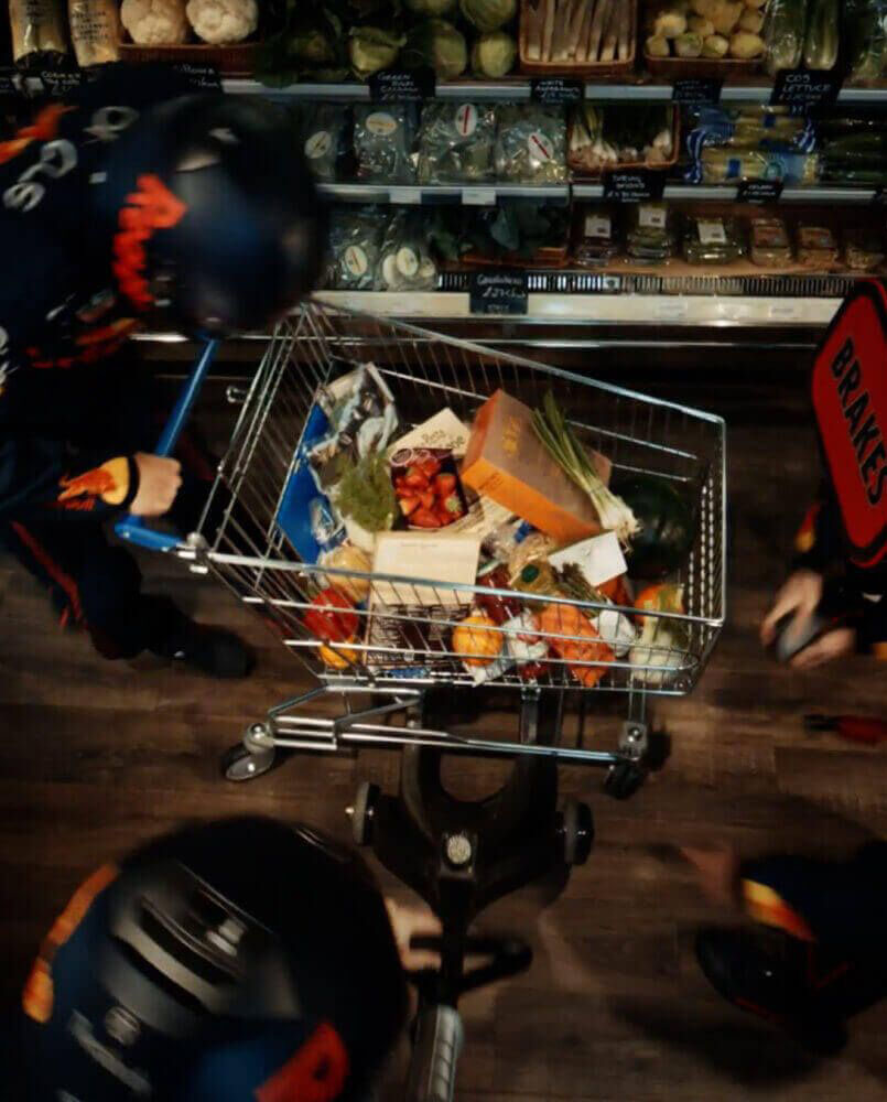 Max Verstappen watching in cinema with Red Bull Racing crew